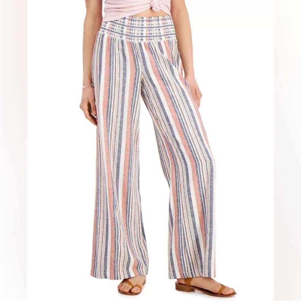 American original rewash linen blend pull on pants